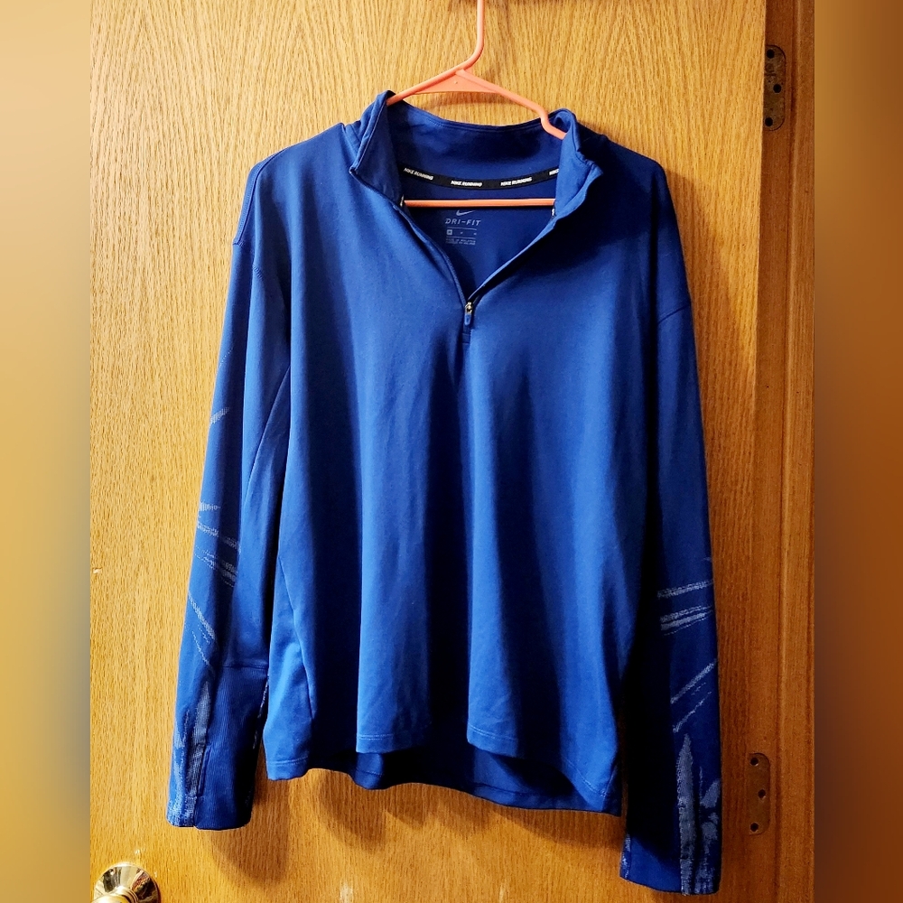 NIKE Elements 1/4 Zip Flash Running Dri-fit Top Shirt • sz Medium